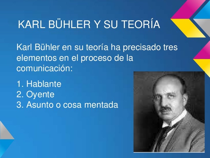 buhler teoria del lenguaje